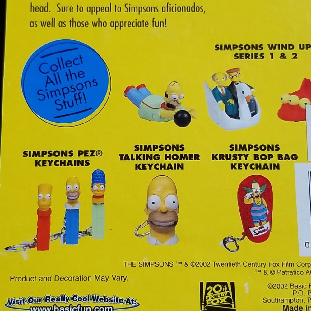 Krusty Bobble Head Keychain - Picture 9 of 10